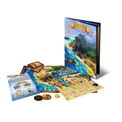 Настольная игра-путешествие Нескучные игры Сокровища Флинта, расширенное издание