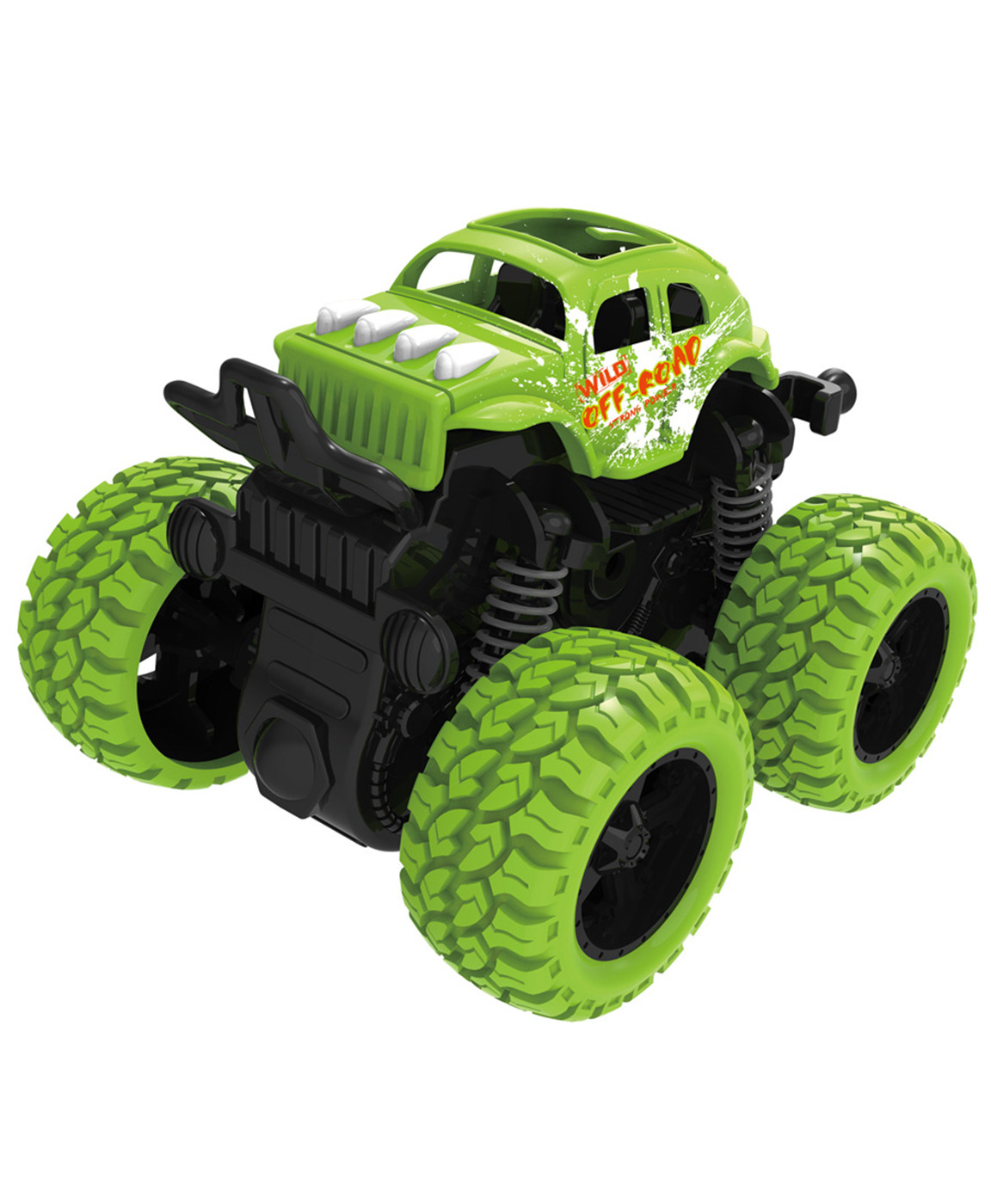 Машинка инерционная Funky Toys 4 х 4 зелёная