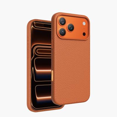 Чехол накладка 17 Pro Max KEEPHONE LYCUCCI оранжевый*