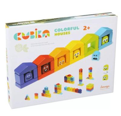 Конструктор Cubika Цветные домики, 14866