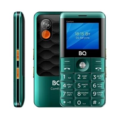 Телефон BQ 2006 Comfort, зелено-черный