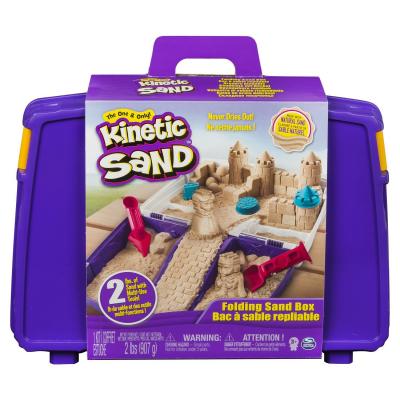 Набор для лепки Kinetic Sand Кинетический песок с лотком-песочницей