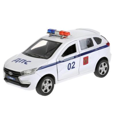 Машина металлическая Технопарк Lada Xray Полиция 12 см, белый, XRAY-12POL-WH 297507