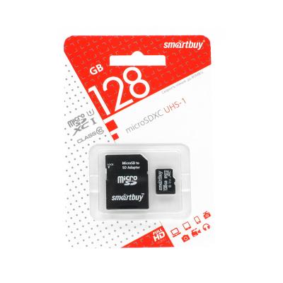 Карта памяти 128GB microSDXC Class 10 Smartbuy