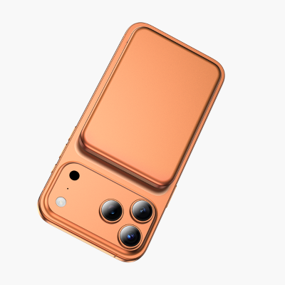 Внешний аккумулятор для IPh 17 KEEPHONE GLOSSY 5000 Magsafe оранжевый