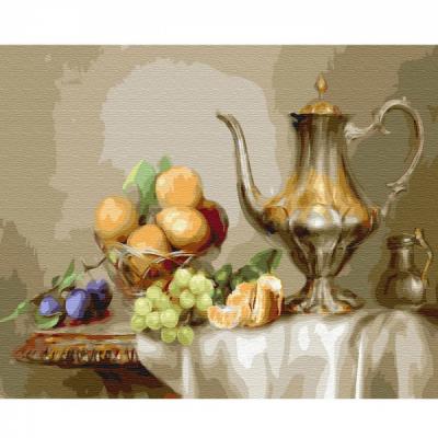 Картина по номерам Molly Бузин Натюрморт с фруктами 40х50 см 30 цветов