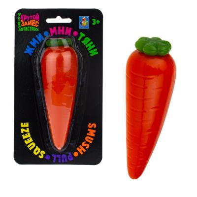 Игрушка-антистресс 1toy Крутой замес Морковь 12 см