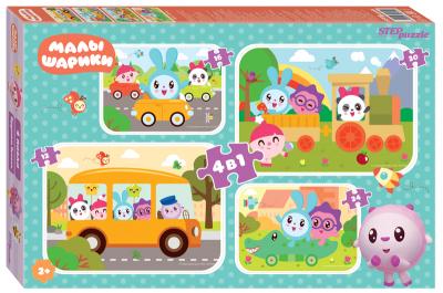Мозаика Step Puzzle 4 в 1 Малышарики RIKI