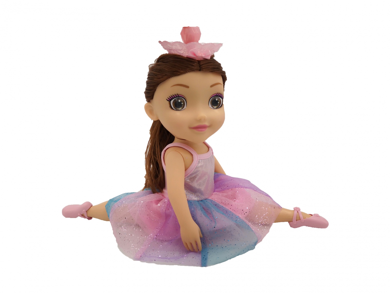 Кукла Ballerina Dreamer Танцующая Балерина, темные волосы, свет, звук, 45 см