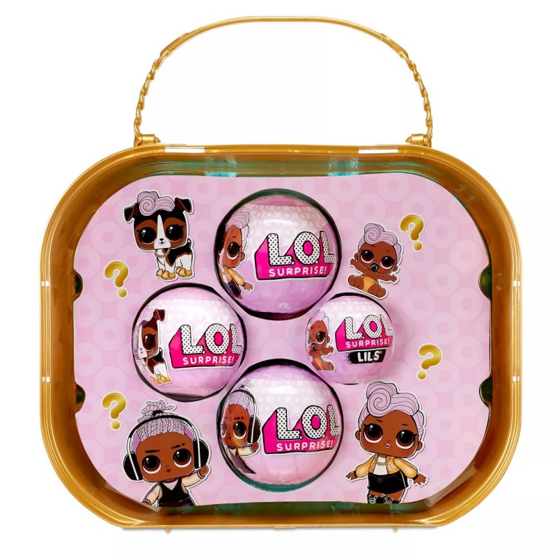 Набор L.O.L. Surprise OMG 24K DJ Family, чемодан 45 предметов