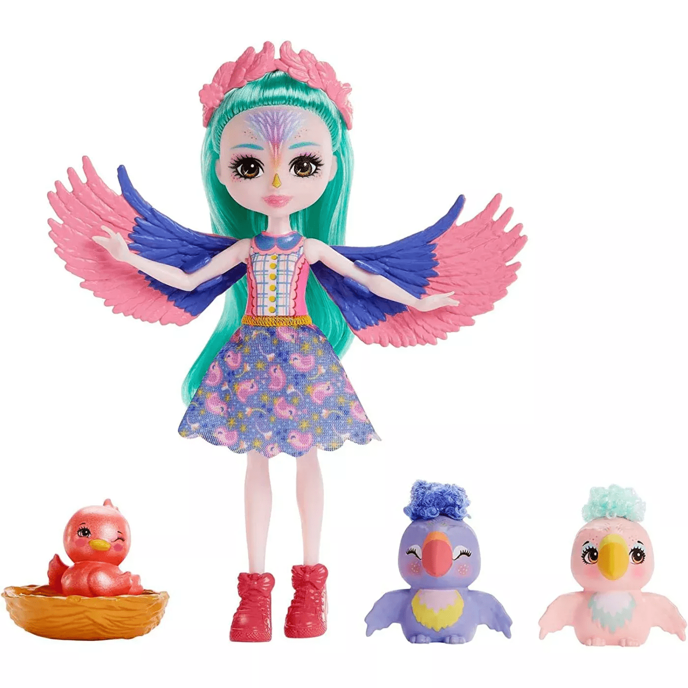 Игровой набор Mattel Enchantimals Семья зябликов Филии Финч, HKN15 купить с  доставкой — 3 910 руб.. Фото, отзывы, выгодные цены.