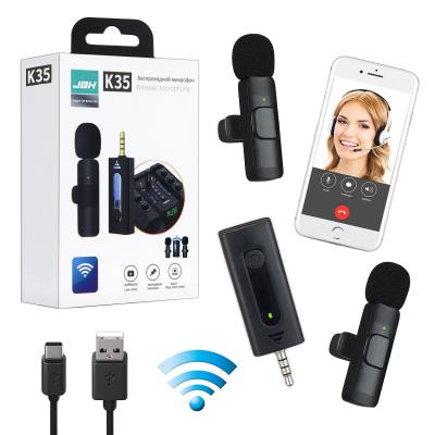 Микрофон беспроводной 3.5 mm JBH K35 2 in1*