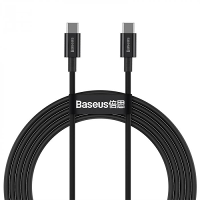 Кабель Baseus Superior Series CATYS-C01 Type-C на Type-C, черный