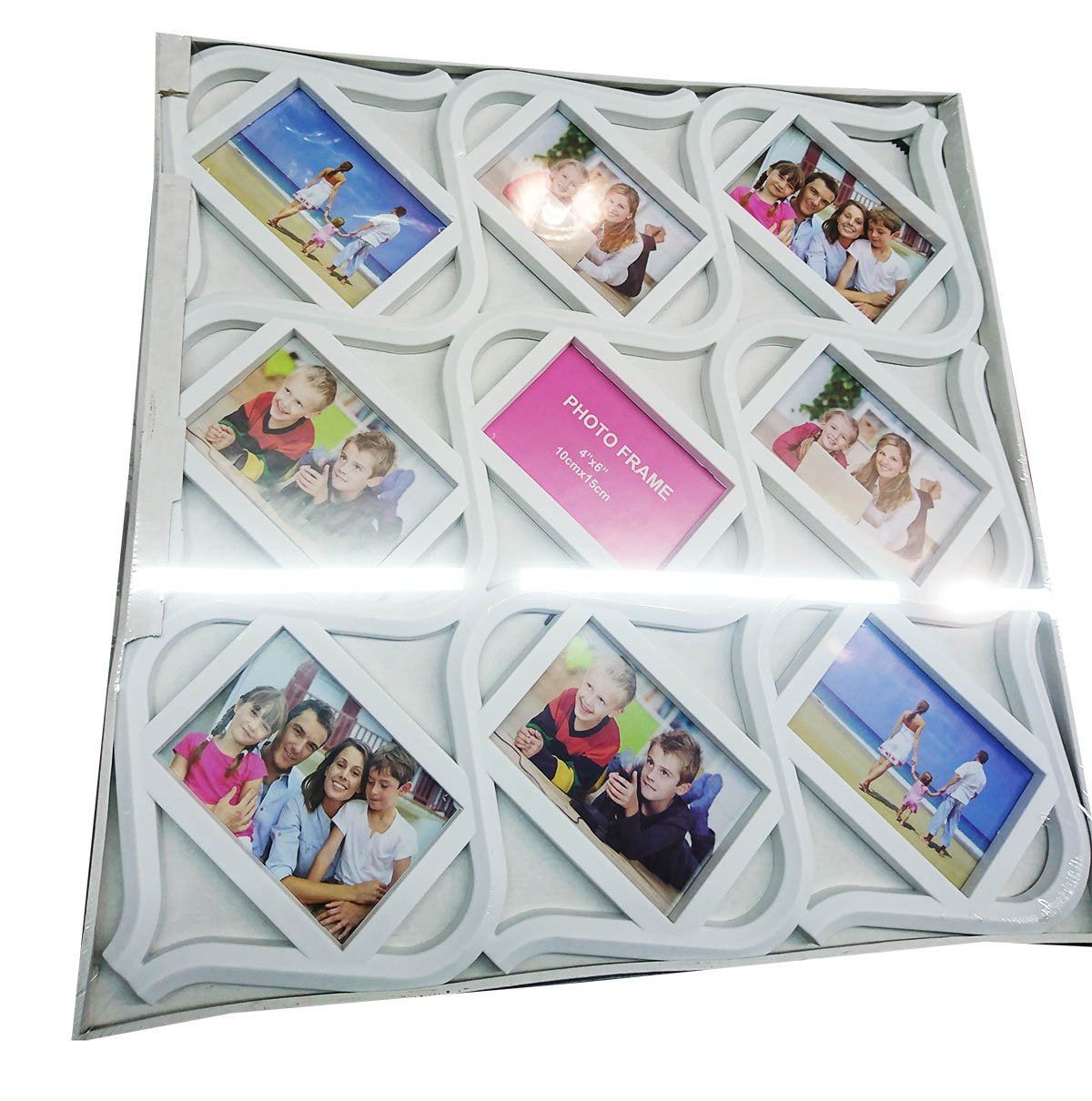 Мультирамка на 9 фото 57х56 см