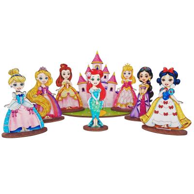 Деревянные фигурки на подставках Мир любимых сказок Принцессы, 8 фигурок, 8642