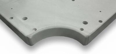 Плита "Top-Quality" 12ф (45 мм, 5-рс) пирамида, вертикальное крепление