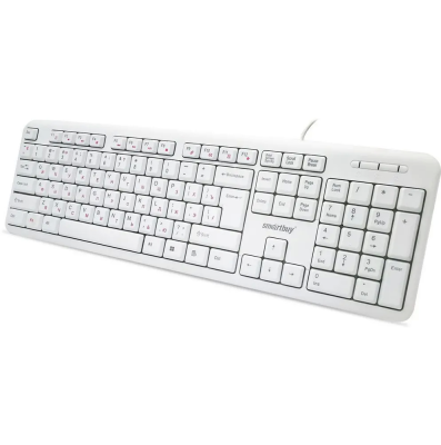 Клавиатура проводная Smartbuy SBK-210U-W белый Клавиатура проводная Smartbuy SBK-210U-W белый