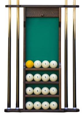 Киевница настенная универсальная из ясеня (цвет черный орех, 86 х 63 х 9 см)