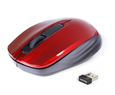 Мышь беспроводная Smartbuy SBM-332AG-R красный