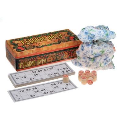 Русское лото Ладья-С в картонной коробке