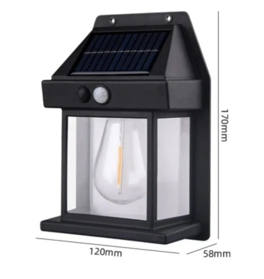 Настенный фонарь на солнечной батареи HW 999-1W