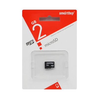 Карта памяти 2GB MicroSD Smartbuy wo