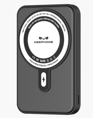 Внешний аккумулятор с подставкой KEEPHONE SNAP 5000 Magsafe черный