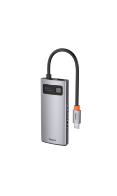 USB-Хаб Baseus CAHUB-CY0G, серый