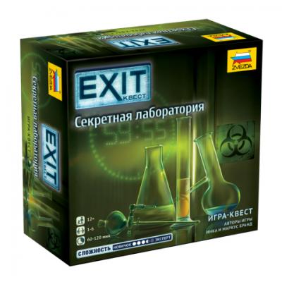 Настольная игра Звезда Exit Секретная лаборатория