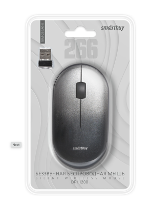 Мышь беспроводная Smartbuy SBM-266AG-K черный Мышь беспроводная Smartbuy SBM-266AG-K черный