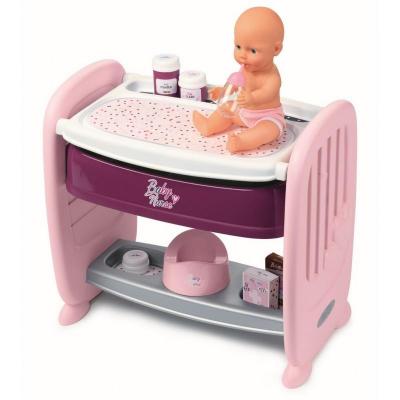 Кроватка для пупса 2 в 1 Smoby Baby Nurse с аксессуарами