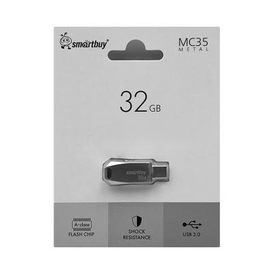 USB-накопитель Smartbuy MC35 Metal Dual Type-C/Type-A USB 3.0 32GB