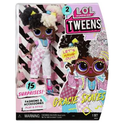 Кукла L.O.L. Surprise! Tweens Series 2 Fashion Doll GRACIE SKATES - Кукла ЛОЛ ОМГ Твинс 2 серия Подростки Грейси Скейтс