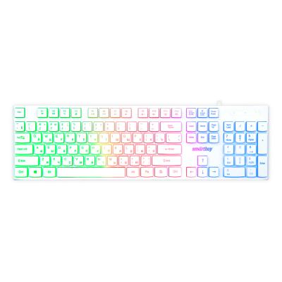 Клавиатура проводная с подсветкой Smartbuy ONE 251 SBK-251U-W белая