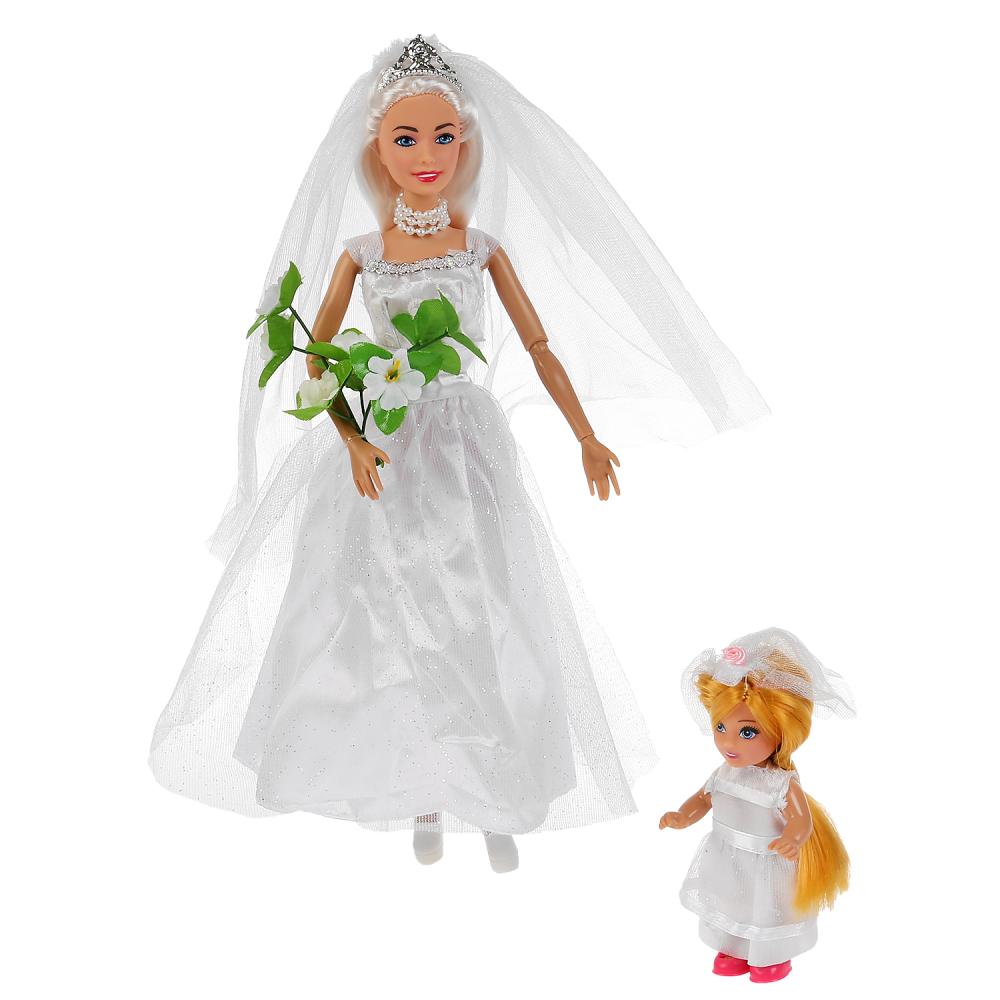 Кукла детская София невеста с дочкой, с аксессуарами