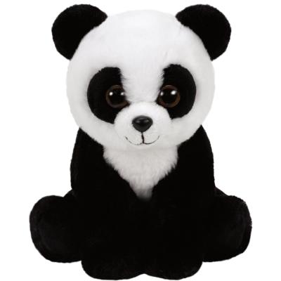 Мягкая игрушка TY Бабу панда, черно-белый 15 см