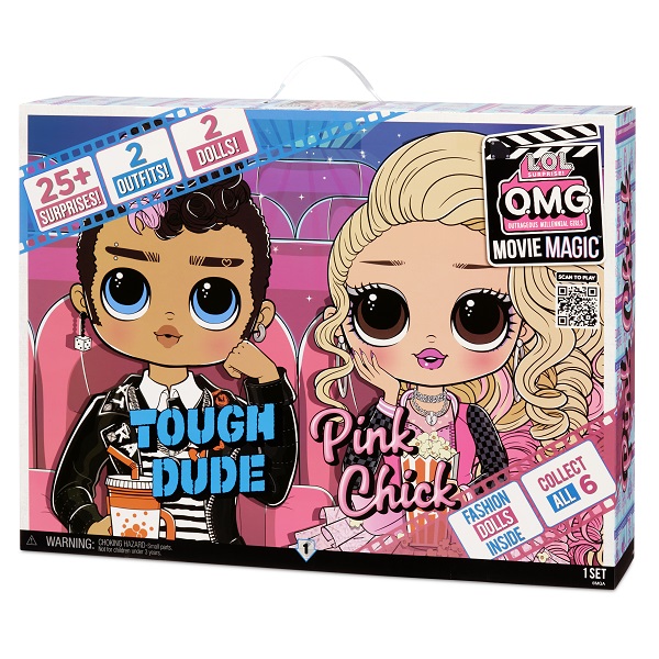 Игровой набор L.O.L. OMG Movie Magic Tough Dude и Pink Chick