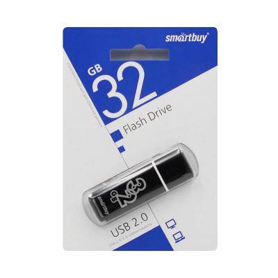 USB-накопитель SmartBuy Glossy Series USB 2.0 32 ГБ, черный