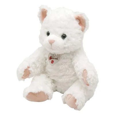 Мягкая игрушка Trudi Белая кошка, 30 см, 11014