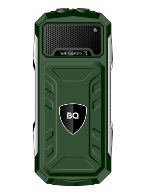 Телефон с кнопками BQ 2817 Tank Quattro зеленый