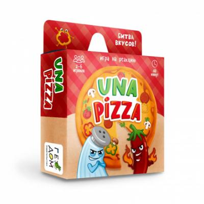 Карточная игра ГеоДом Una pizza, 60 карточек