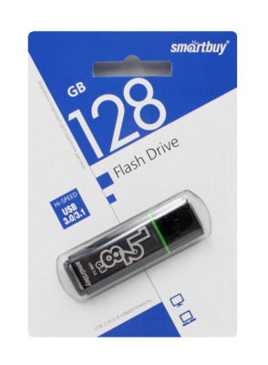 Флешка USB 3.0 128GB Smartbuy Glossy черный Флешка USB 3.0 128GB Smartbuy Glossy черный