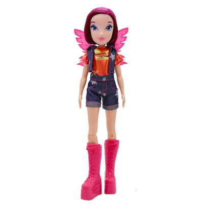 Шарнирная кукла Winx Club Текна в шортах с крыльями, 24 см, 1/12 Шарнирная кукла Winx Club Текна в шортах с крыльями, 24 см, 1/12