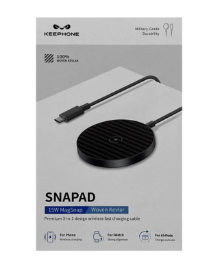Беспроводная зарядка Keephone Magsafe SNAPAD Беспроводная зарядка Keephone Magsafe SNAPAD