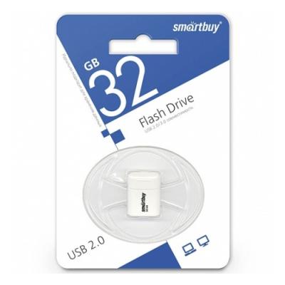 USB-накопитель SmartBuy Lara series 32 GB USB 2.0, белый