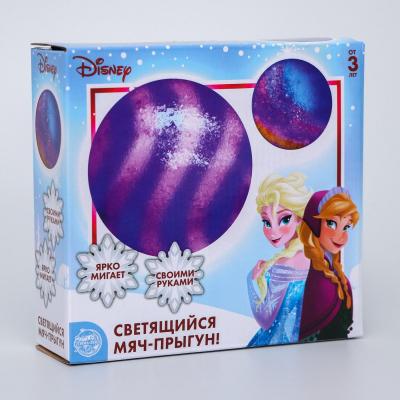 Набор для опытов Эврики Disney Светящийся мяч-прыгун Холодное сердце маленький