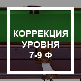 `Коррекция уровня (без снятия сукна) 7-9 ф