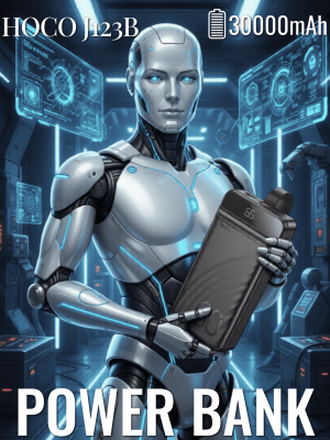 Внешний повербанк 30000 mAh Hoco J123B черный