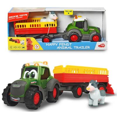 Игрушка Dickie Toys Трактор Happy Fendt с прицепом для перевозки животных 30 см