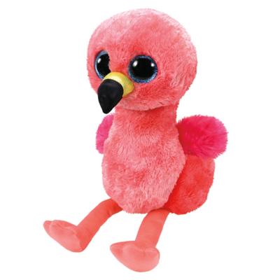 Мягкая игрушка TY Гилда Фламинго розовый 25 см